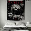 Lady Gaga Vibe Wall Hanging Printed Fabric Blanket Decorative Tapestries for Bedroom Living Room Home Decor