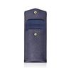 Pencilcase Faux Leather Large Capacity Multi-Slot Pouch - Pure Color Stationery Organizer / Pen Protective Case