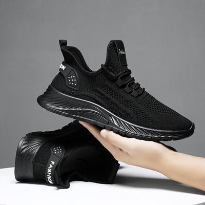 Men's Casual Walking Sneakers Breathable Lace-Up Shoes Non Slip Comfortable Lightweight Sneakers Workout Sports Running Shoes