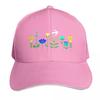 Scandinavian flowers with soaring bird Baseball Cap Low Profile Unstructured Unisex for Unisex Women Outdoor Golf Running Hiking