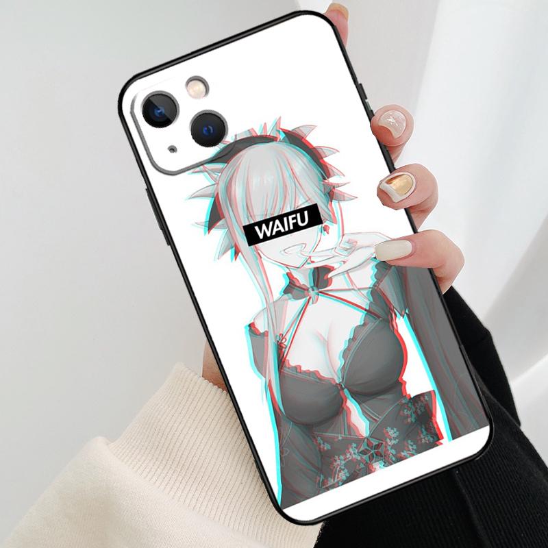 Sexy Manga Girl Phone Case For iPhone 17 Pro Max 16 15 14 11 12 13 Pro Max mini 15 16 Plus 16e 17 Air Cover