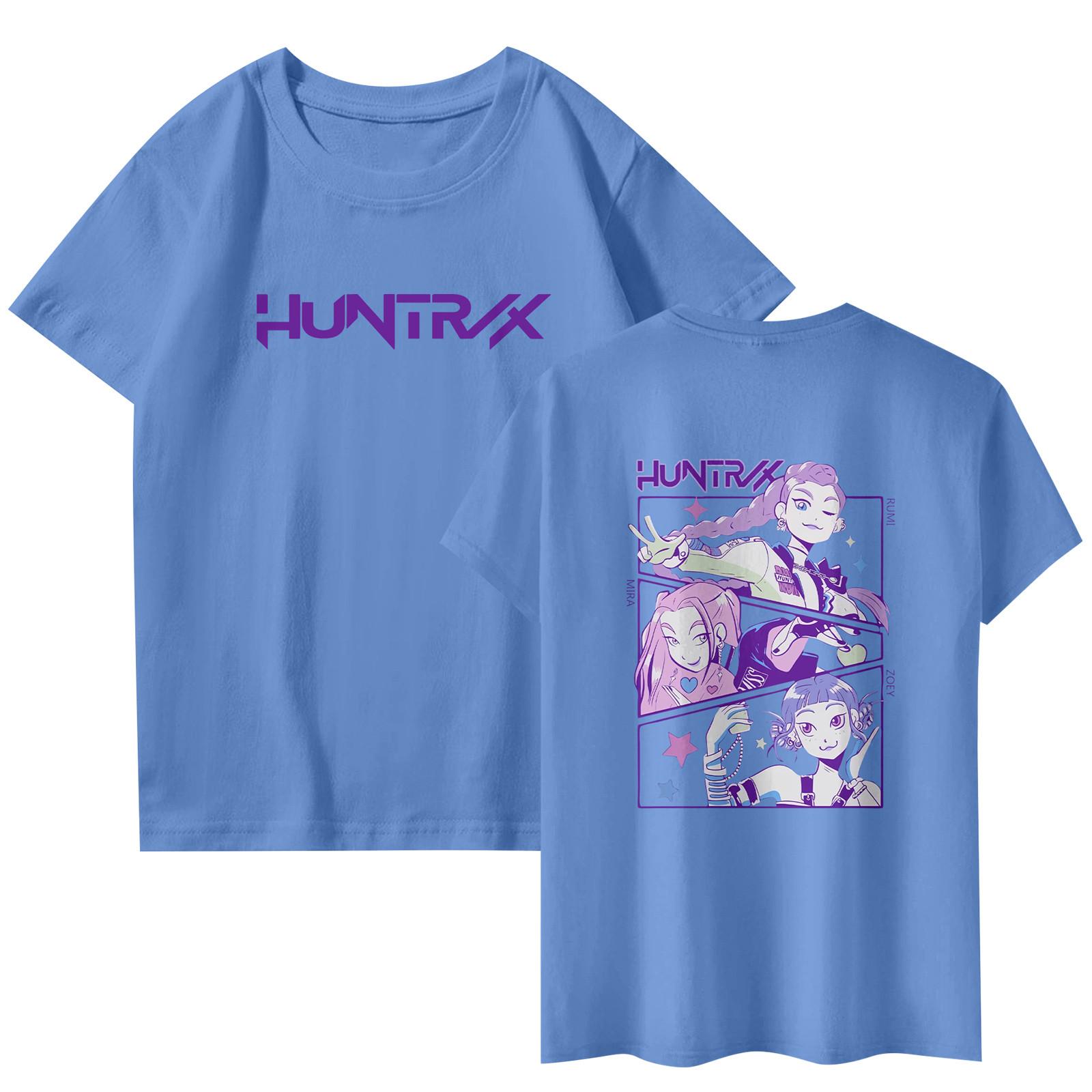 

Модная рабочая одежда с коротким рукавом и круглым вырезом, принтованные топы для женщин, летние топы L синий