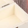 Home Storage Box Natural Wooden With Lid Golden Lock Jewelry Case Wooden Box