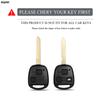 2 3 Buttons Tpu Car Key Case Fob Keychain Shell Toy43 For Toyota Corolla Camry Yaris Land Cruiser Avensis Prado 120 Rav4 Kluger