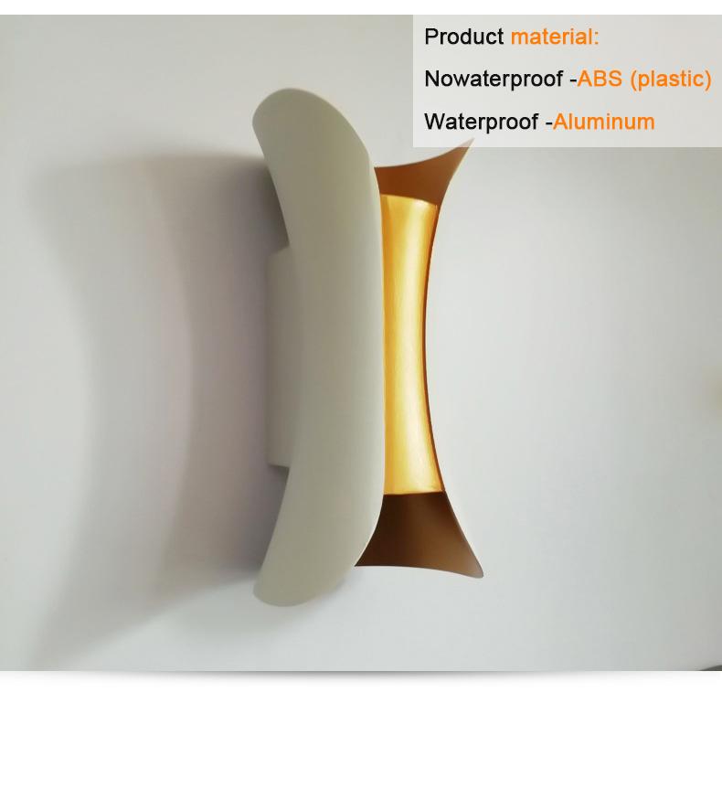 Modern Wall Sconces 10W Wall lamp, LED Wall light White Up Down Wall Mount Lights for Living Room Hallway Bedroom Decor