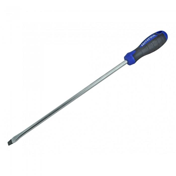 Faithfull Soft Grip Screwdriver, Flared Slotted