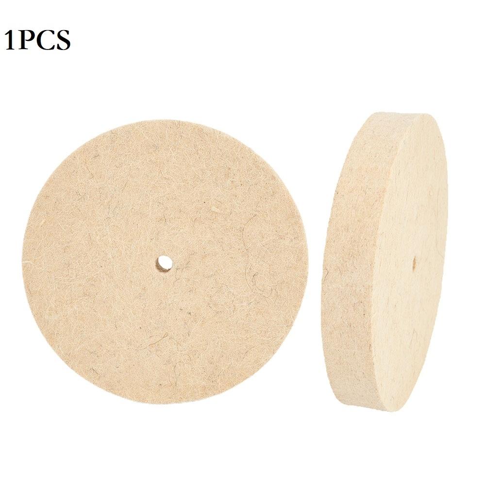 6in Wool Felt Polishing Buffing Wheel Polisher Disc Pad Rotary Tools For Copper