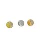 10pcs Fashionable Buttons 11mm Creative Asymmetrical Design Rhinestone Metal Shank Buttons Clothes Accessories