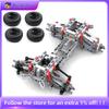 4WD Four-wheel Drive Independent Suspension Differential Chassis Steering Axle MOC Building Blocks Tech Car Parts Toys Kids Gift