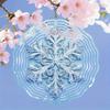 10 Inch Hanging Wind Spinner with 360 Degree Hook for Balcony Garden Decor Spring Summer Outdoor Decoration