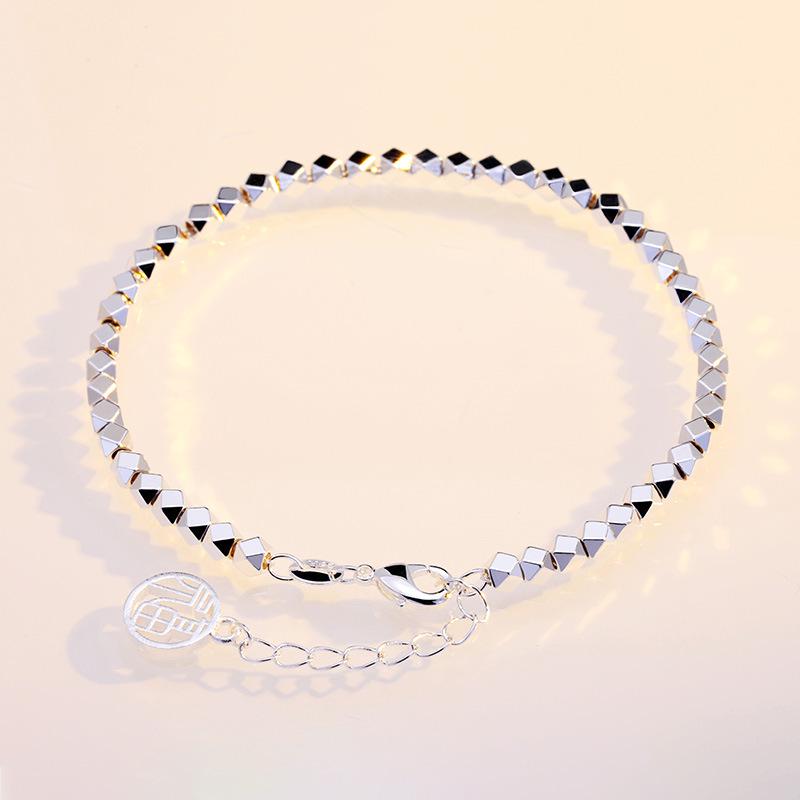 Silver Fragment Minimalist Square Luxury Bracelets