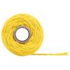 Cordelette - Coton - Corde Macramé - 3mm - 100m - Jaune - 15 Plis