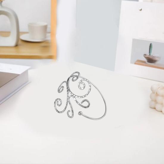 Bracelet Arm Chain Bright Color Glossy Hollow-Out Geometric Pattern Arm Cuff Bangle Body Bracelet