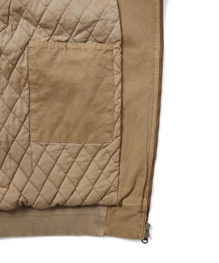 Thisisneverthat Overdyed Hooded Jacket Brown