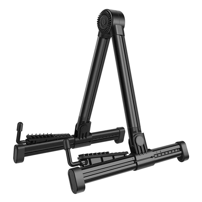 Guitar Stand Folding A Frame Floor Universal Abs For Acoustic Classical Electric Bass Guitars Banjo Ukulele Portable