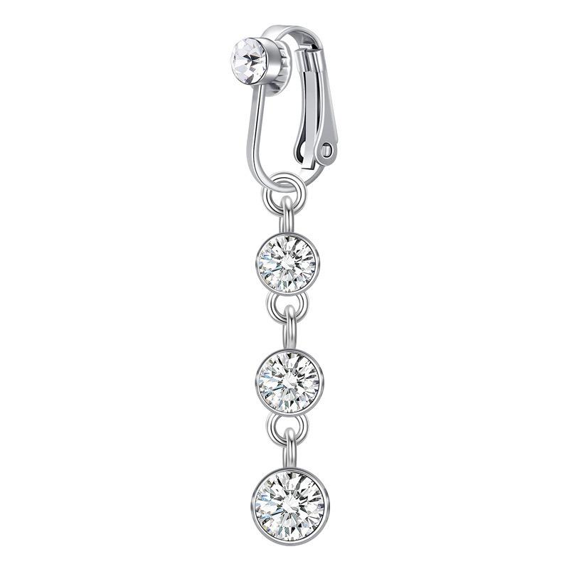 No Piercing Belly Button Clamp Easy To Wear Navel Rings Comfortable Women Body Adornment For Parties And Daily Wear