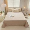 Korean Style Bedding Set Red Heart Twin Queen Size Duvet Cover Flat Sheet Pillowcase Bed Linen Kids Adult Fashion Home Textile
