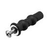 Uxcell Toilet Seat Hinge Screw Expansion Rubber Bolt Top Nut Set for Top Mounted Toilet Seat Hinge Toilet Seat Replacement Parts Kit Washer Diameter