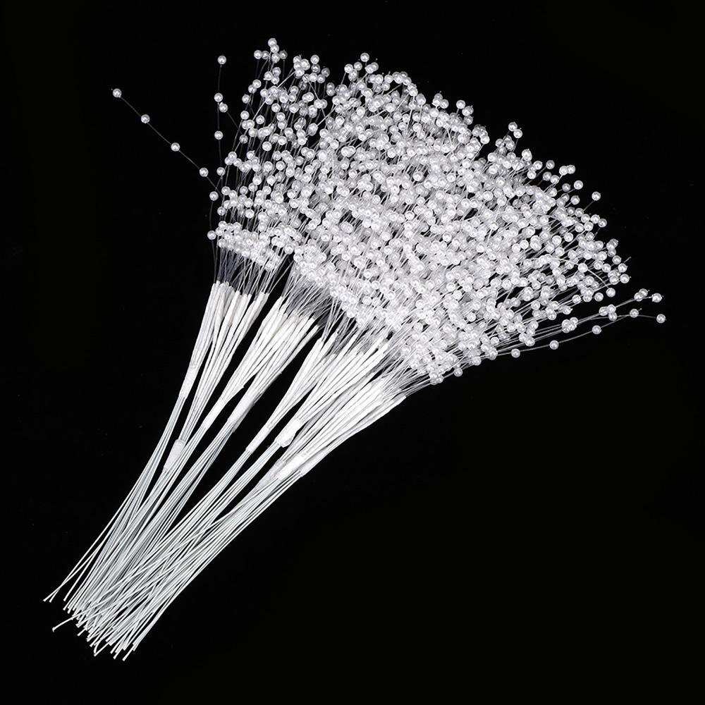 100pcs ABS Material Pearl Sticks 3mm Bead DIY Accessories String Pearls Wedding Party