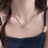 Dopamine Beaded Necklace: High-End Light Luxury Women's Ethnic Clavicle Chain 2026