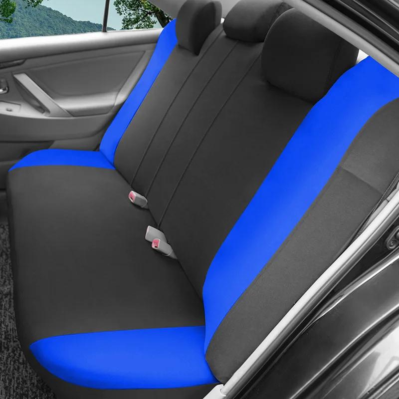 5 Seats Football Embroidery Car Seat Covers Polyester Fabric Honeycomb Seat Covers Universal Fit Most Car Suv Truck