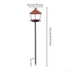 Bird Bath Bowl with Metal Stake Freestanding Birdbath Ornamental for Flower Beds