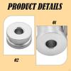 1 Set RC Car Rear Isolator Compatible 1/7 Lightweight Aluminum Alloy Support Long- Strength