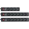 Multipresa/Parafulmine - Multipresa 6 Tel FR - PS6TF - 6 prese francesi + 1 presa telefonica RJ - Nero