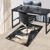 1pc Moonlit Bunny Themed Rug for Home Decor, Non-slip Office Carpet, Chair Mat, Outdoor Mat, Christmas and Halloween Gifts-0731104