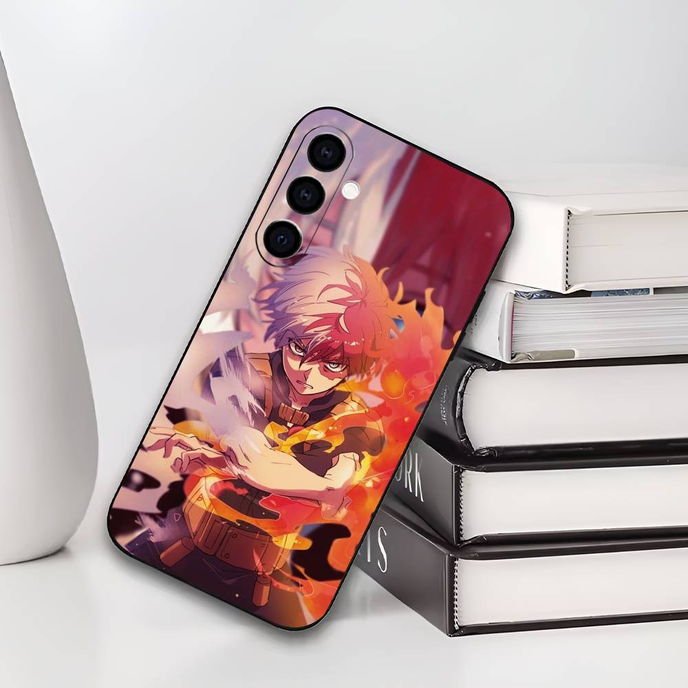 

S-Shoto T-Todoroki M-MHA Phone Case Silicone Soft For Samsung Galaxy A73,A72,A71,A70,A53,A52,A51 Samsung a51 4g