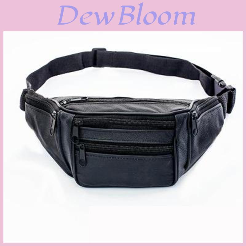 Stylish Waterproof Waist Fanny Pack Belt Bag With Multi-organized Zipper Pockets