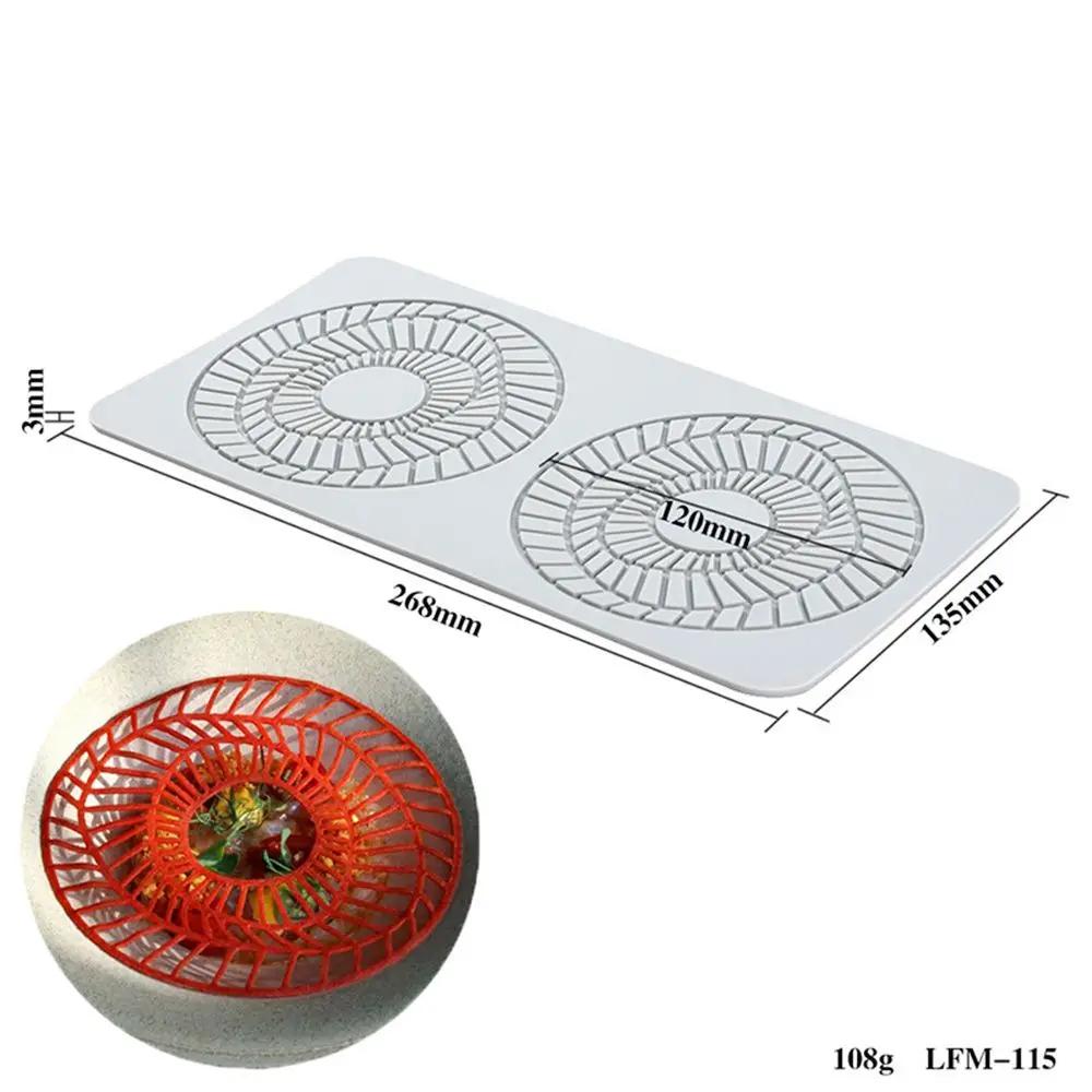 Flower Leaf Patterns Cake Lace Mat Fondant Silicone Mold DIY Craft Baking DecorationCooking Printing Mold Bakeware Cake Tools