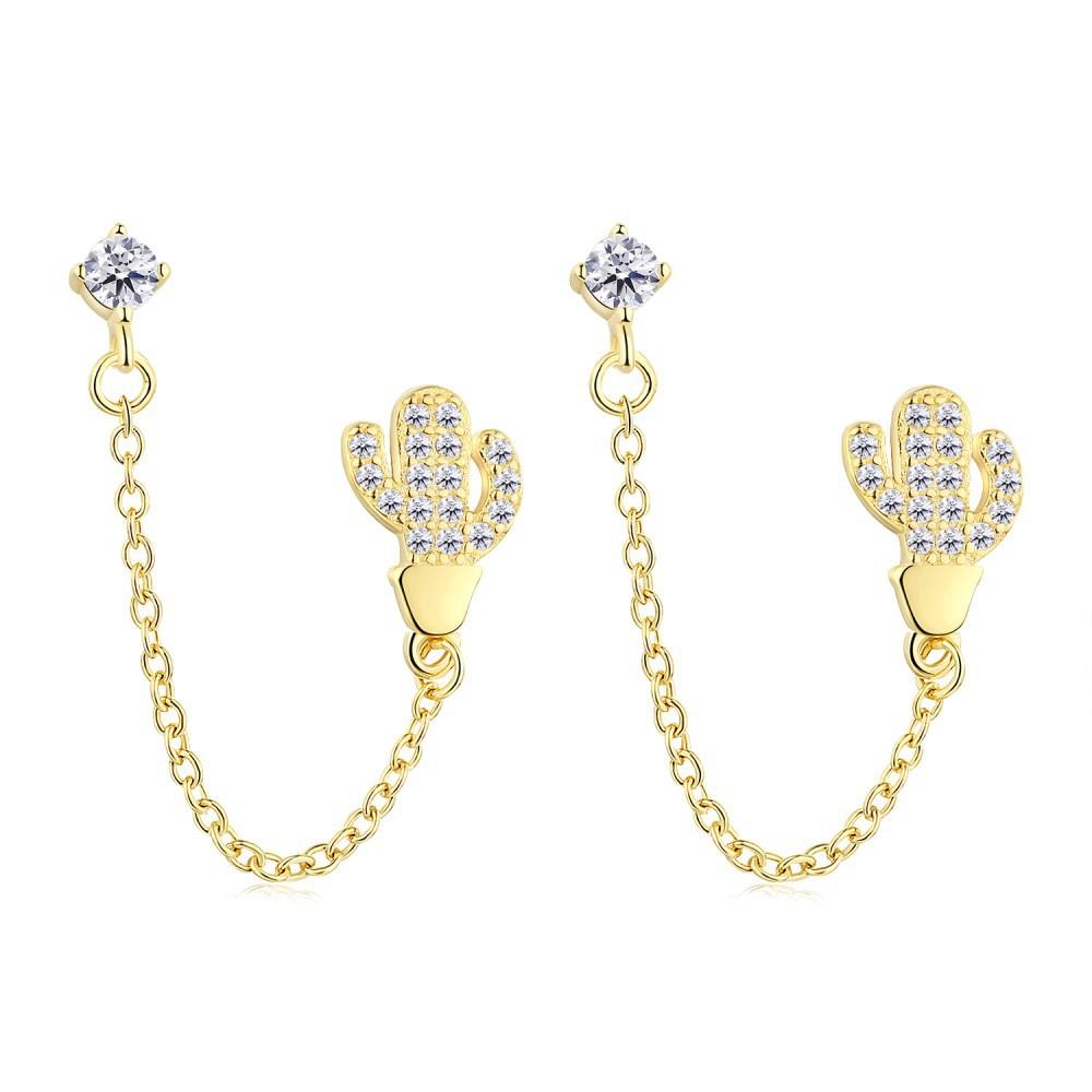 

Танциз стерлингового серебра 925 пробы циркон серьги серьги-капли для женщин подарки на свадьбу золотой