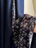 Women's 2026 Retro Floral Patchwork A-Line Midi Skirt - High Waist, Slimming Elastic Fit for Spring/Summer