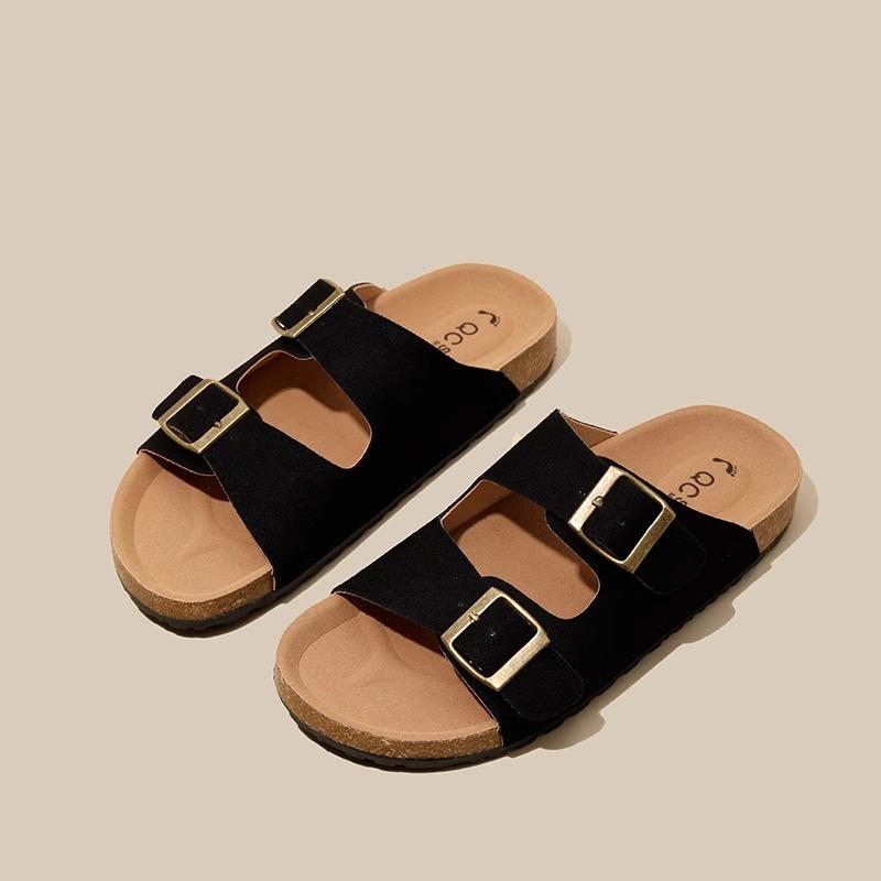 Thick-soled Birken slippers women's summer wear 2025 new super fire cool slippers men's and women's soft-soled flat-soled Birken sandals