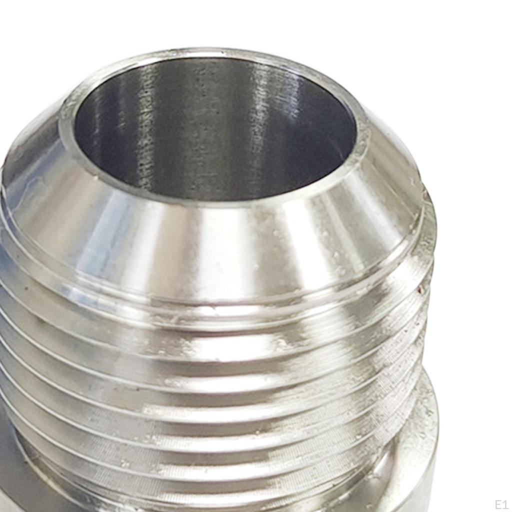 Male Billet Stainless Steel Weld on Fitting Mounting Hardware Replaces Professional Assembly