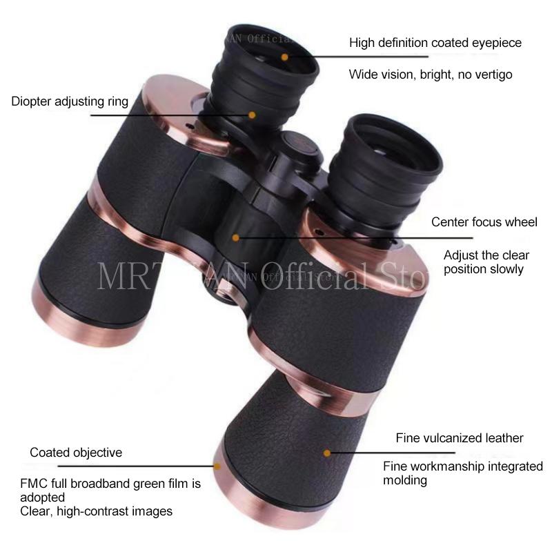 Binoculars 20x50 Long Range HD High Power Telescope Tourism Binoculars Long Range Powerful Binoculars Hunting Camping