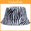 Fisherman Hat Women Zebra Pattern Sun Shade Summer Bucket Hat For Casual Wear