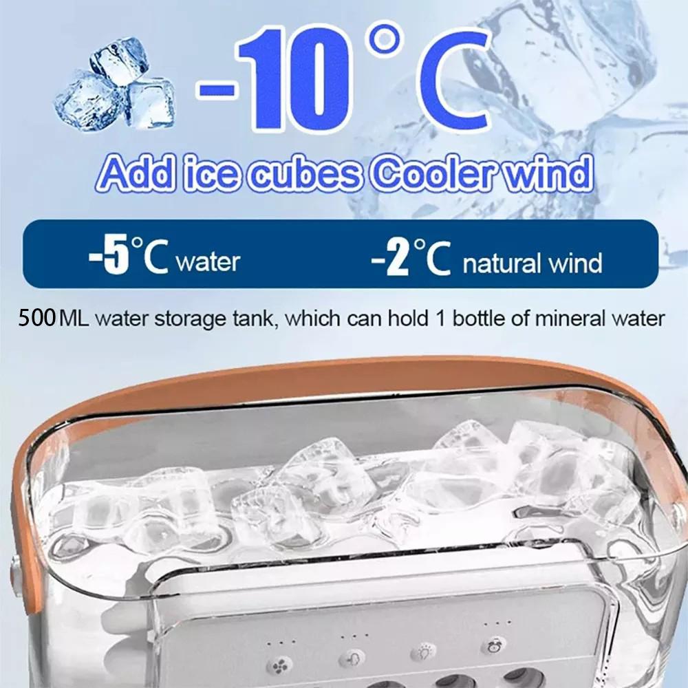 Portable Air Conditioner Fan Household Small Air Cooler Humidifier Hydrocooling Fan Portable Air Adjustment For Office 3 Speed