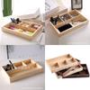 Maple Solid Wood Desktop Organizer Box for Business Cards Stationery Key Holder Storage