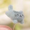 Cute Flocking Cat Earrings Adorable Kitty Stud Earrings Dainty Trendy Animal Jewelry For Women Unique Gift For Cat Lovers