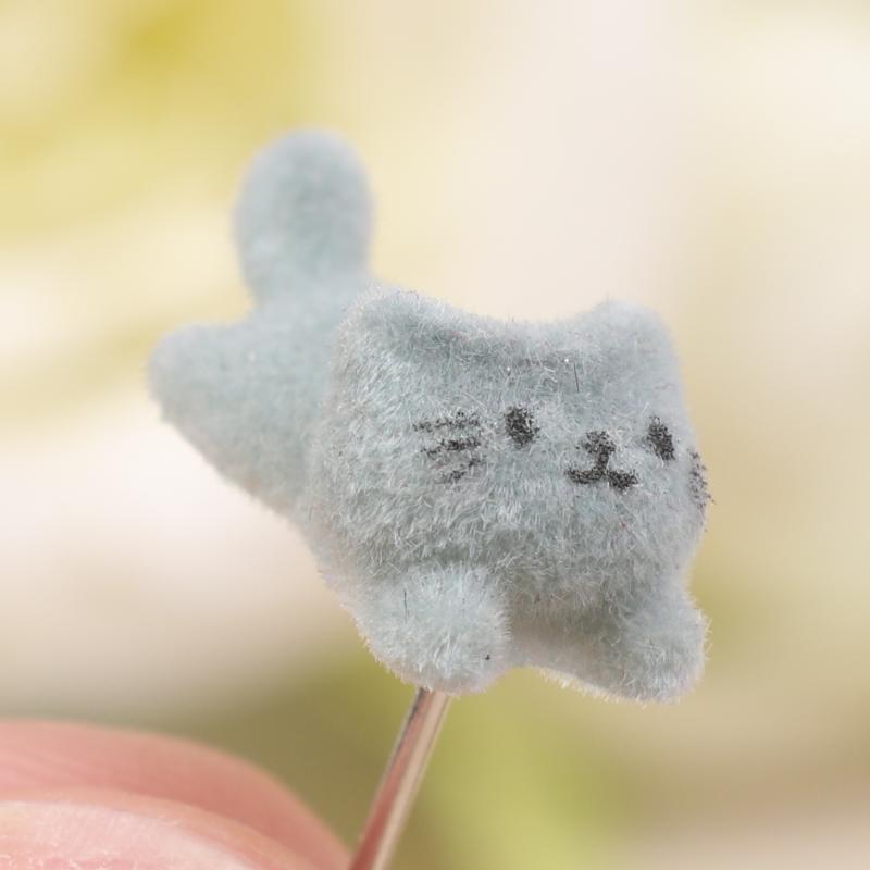 Cute Flocking Cat Earrings Adorable Kitty Stud Earrings Dainty Trendy Animal Jewelry For Women Unique Gift For Cat Lovers