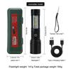KDULIT Portable Zoomable Strong Light LED Flashlight with Gift Box USB Rechargeable Outdoor Camping Hunting Emergency Torch