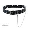 Personality Long Pin Buckle Men Women Zinc Zinc Alloy Jeans Decorative Waist Belt Leather Belt Belt Chain