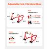 SucceBuy Stand Ridicare Motocicletă 850lbs Combo Față Spate Stand Ridicare Roată Față Stand cu Furcă Dublă Stand cu Suport pentru Suporturi Basculă Spate U+L