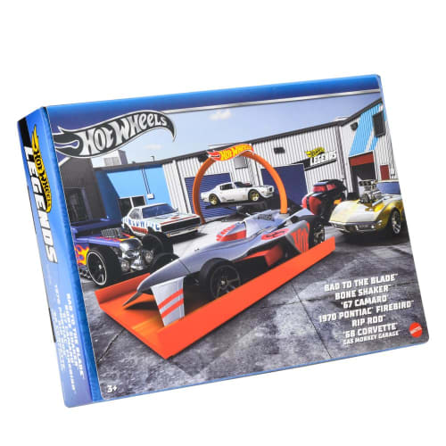 Hot Wheels Legends Multi-Pack of 6 Vehicle Toys, Mini Cars, Ages 3 and Up, HRX55