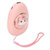 2 in 1 Electric Hand Warmer Space Capsule Shaped Double Side Heating Pocket Power Bank Pink Cat