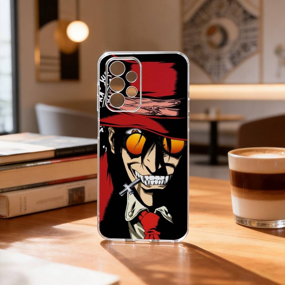 A-Alucard H-Hellsing Anime   Phone Case Transparent Silicone Soft For Samsung S25,S24,S21,S22,S23,S30,Ultra,S20,Plus,Fe Samsung S24ULTRA