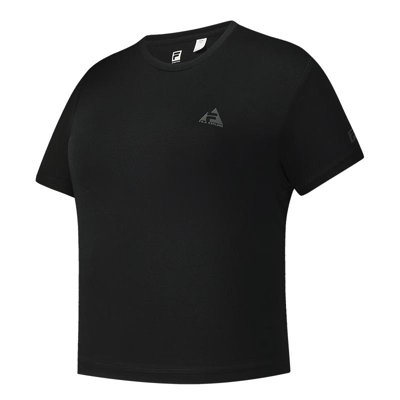 FILA Women s Slim Fit Knitted Short Sleeve T-Shirt M