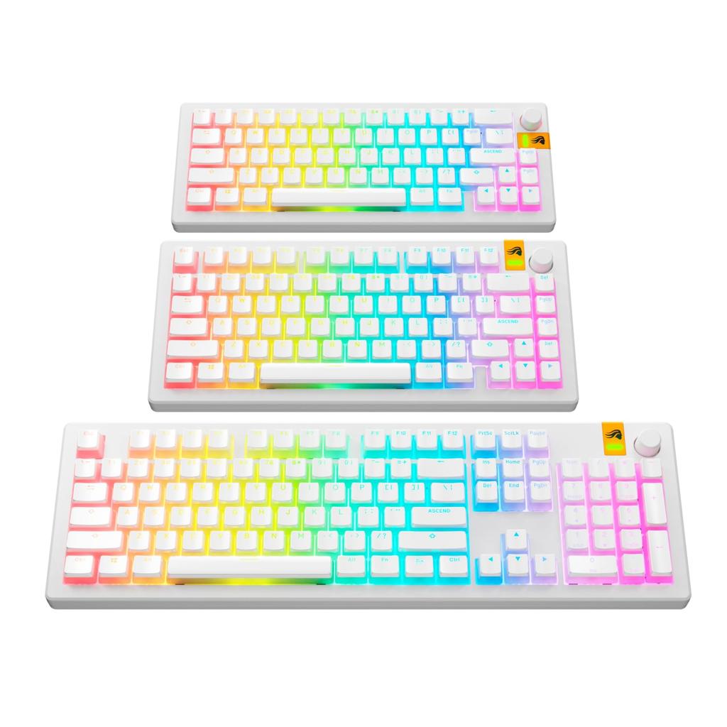 Glorious Aura V3 Keycaps White - US - Retail GLO-KB-ACC-KC-GPBT-AURA-WHT-US KB0855